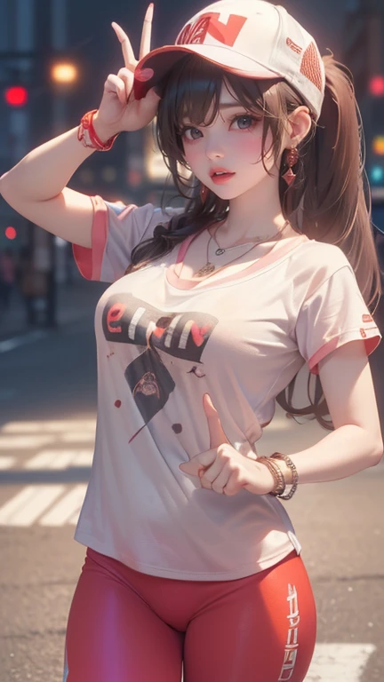 ar old，nese big breasts，bit girl，adolable，Huge chest:1.2，whitet-shirt，Short white pleated skirt，Get wet all over your body:1.2，Extremely detailed，Super real，exposing your navel，The hair is wet，The clothes were wet，The skirt was wet