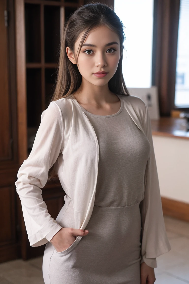 Beautiful Female ,Polite clothes