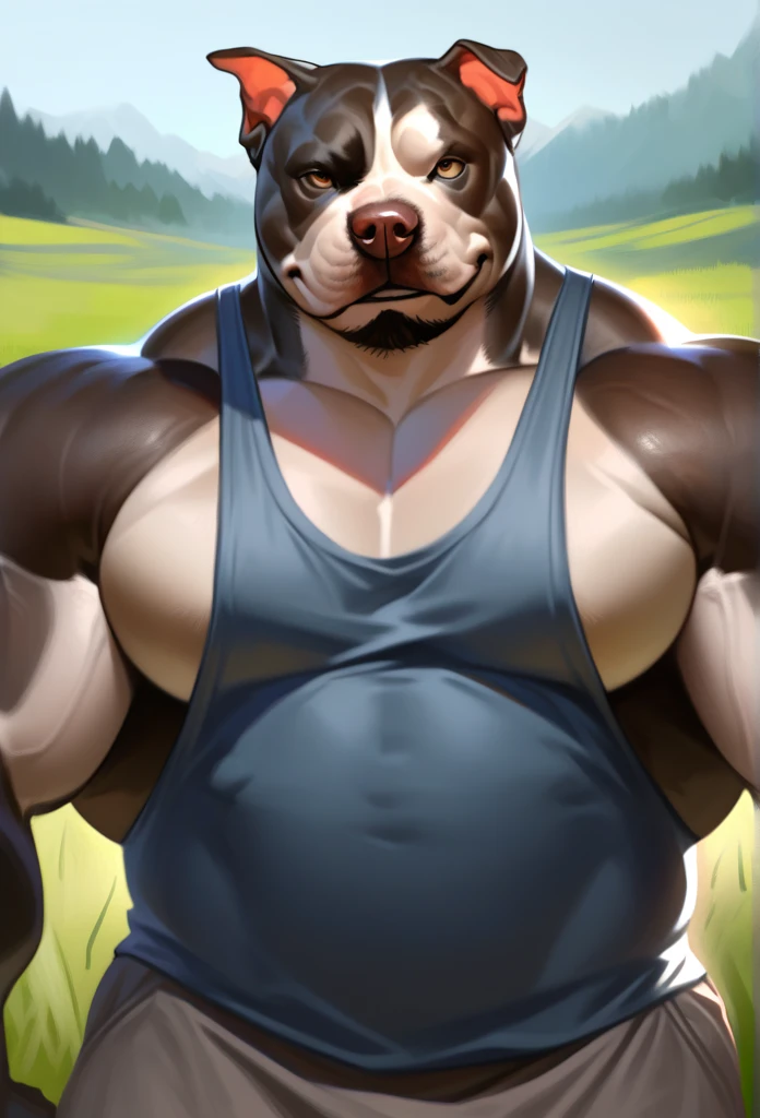 torahiko, solo, blue eyes, muscular, Dalmatian tail, bara, (pose:1.3), (posing:1.3), (soft shading), 4k, hi res, five fingers, detailed hands, ((detailed face, (detailed eyes:1.0), detailed)), (full body), by zackarry911, by zaush, (by personalami:0.5), solo, looking at viewer, smile, short hair, 1boy, male focus, thighs, one eye closed, shorts, feet out of frame, thick thighs, tank top, black shorts, 1940s early animation aesthetic, eating feet, squatting, bulge, pectoral cleavage, sidepec
INFO
Size
2272X4096
Date
Sep 30, 2023
Mode