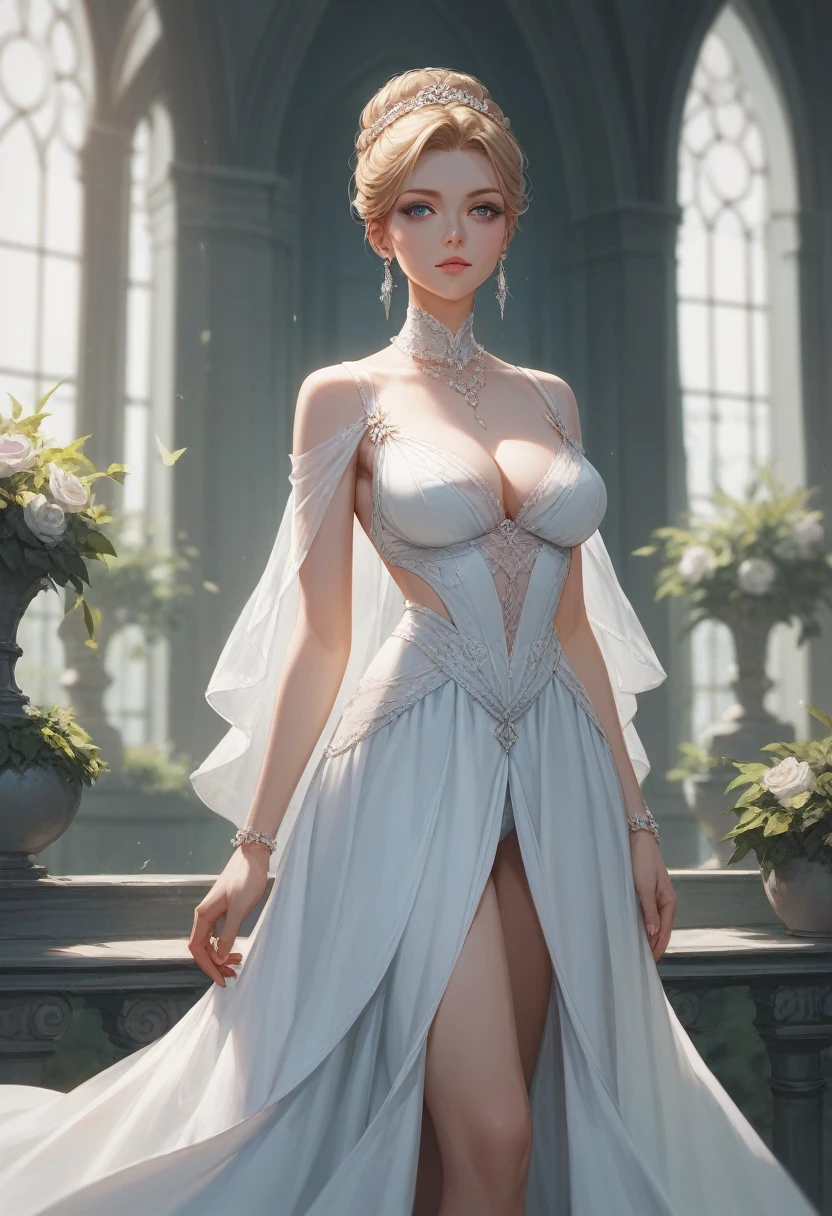 score_9, score_8_up, score_7_up, beautiful female .long Polite dress