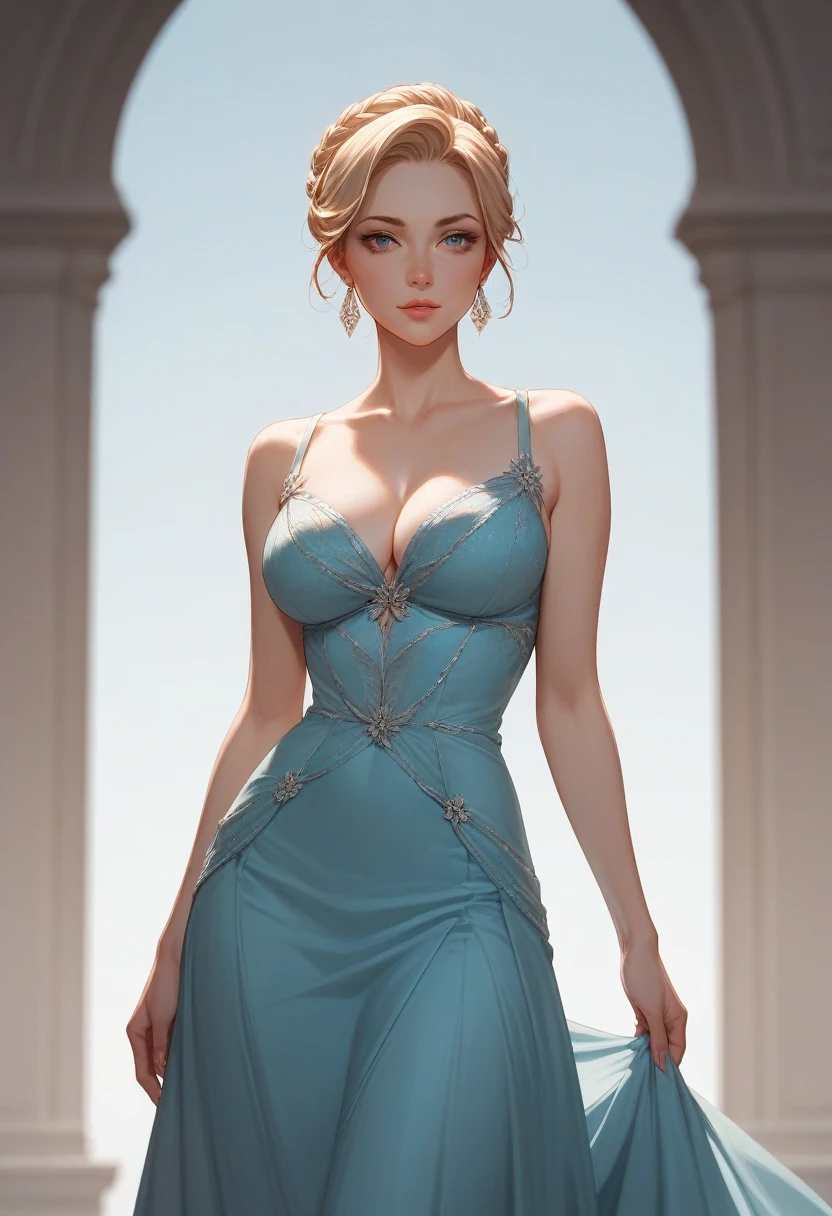 score_9, score_8_up, score_7_up, beautiful female .long Polite dress