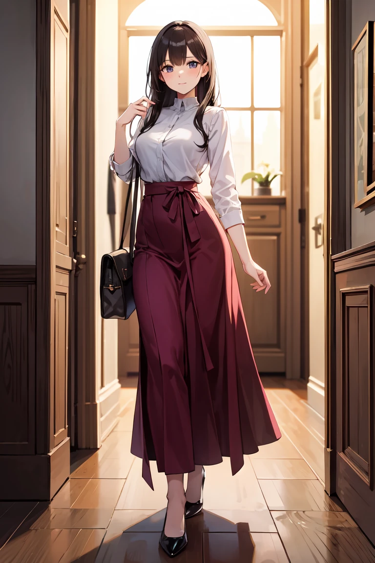 masterpiece,best quality, ,Beautiful Female ,Long Polite clothes