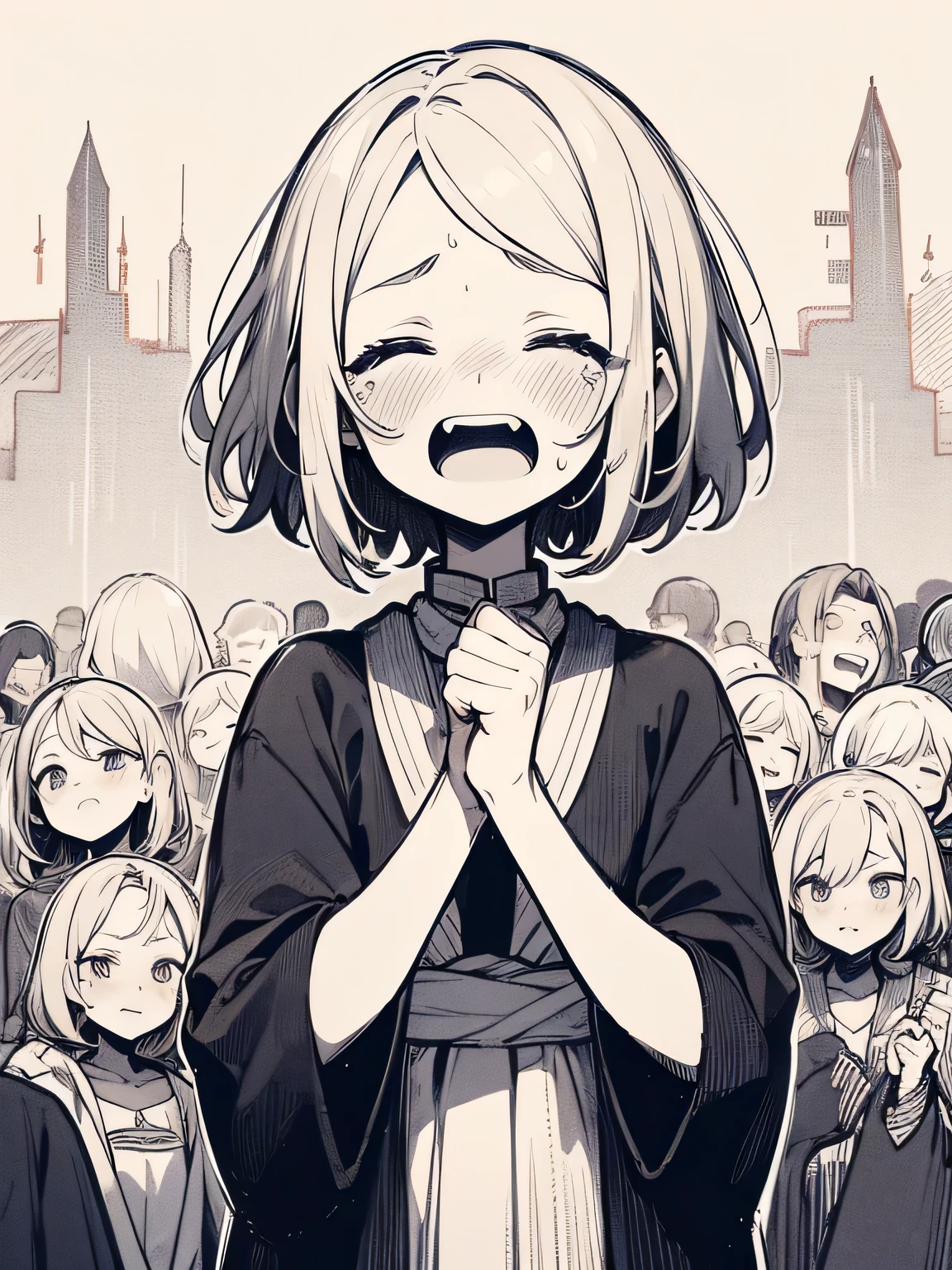 Nipples、Raped by a male Yankee、Being bullied by delinquents、Being forced to give a blowjob to a man、Dick、Covered in semen、Many large bruises、Girl、Girl、Short、Younger、Lower school year、Baby Face、flat chest、Watery eye、Marks of being beaten、Violence、Scared、At elementary schools, parks, homes, etc.、Bandage、Clothes that expose a lot of skin、No dialogue、Dynamic Angle、masterpiece、best quality、ultra-detail、scar、My hair is messy、scream and ask for help