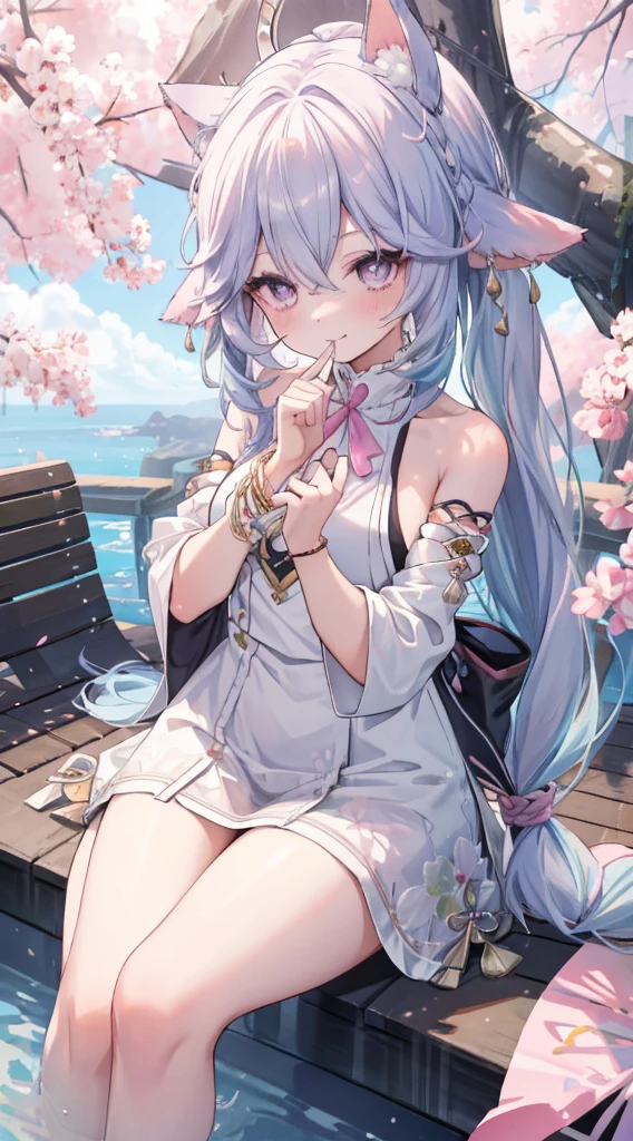 hyper precise hyper detailed illustrations,fate grand order style,little_bitch_like_looks short shota,pink hair,long hair,angel halo,cat ear,cat tail,open mouth cat smile,Whip thick thighs,ero manga style magical girl costume,flat chest,