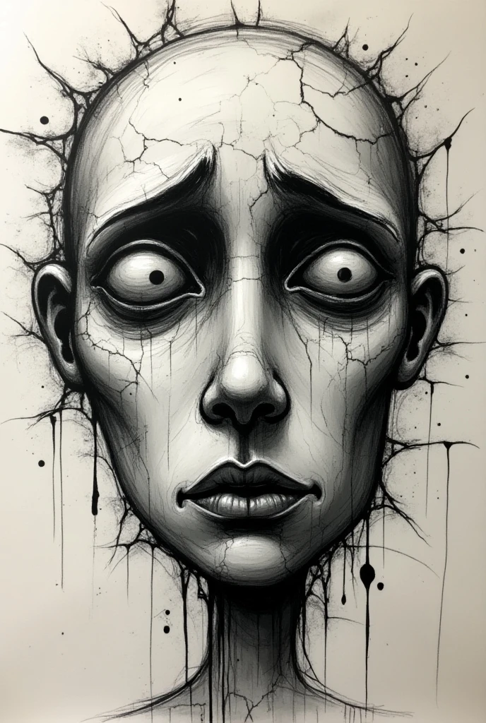 mindwarp , a drawing of a person laying on a body of water with a cat on his shoulder and a dog on his shoulder, Dan Hillier, intricate line drawings, a detailed drawing, psychedelic art