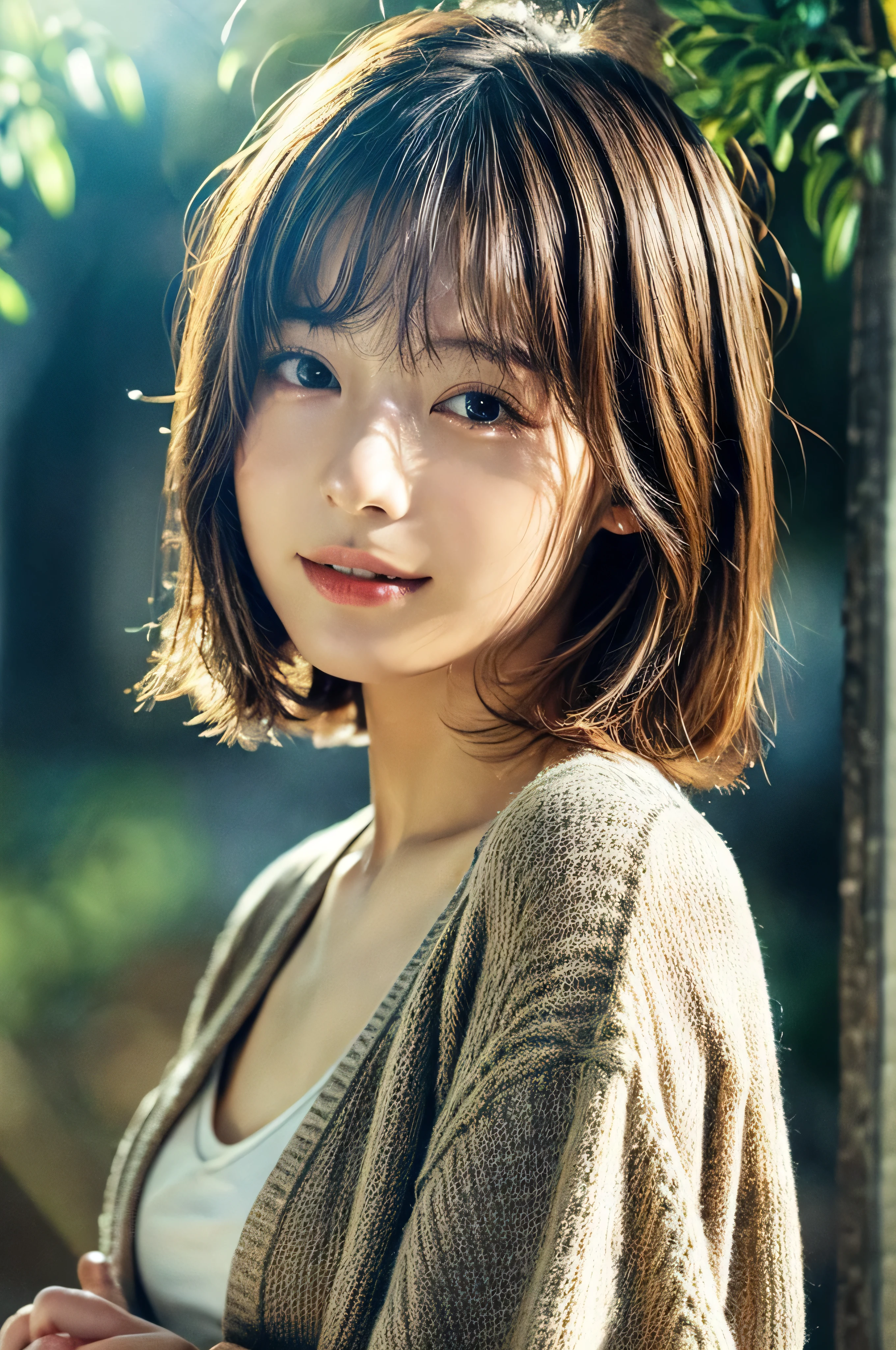 ((Best Quality)), ((masterpiece)), (detailed), 
1 girl, ( wear casual clothes for the fall season:1.2), Very beautiful Japanese idol portraits, (RAW Photos, Best Quality), (Realistic, Realistic:1.4), (masterpiece),  so delicate and beautiful, Very detailed, 2k wallpaper, wonderful, finely, Very detailed CG Unity 8K wallpaper, Super detailed, High resolution, Soft light, Beautiful detailed girl, Very detailed目と顔, Beautifully detailed nose, is beautifully fine, Cinema Lighting, (Around town:1.3), (short hair), ( split bangs ), Complete Anatomy, Slender body, Small breasts, smile、The pupils of the eye are expressed finely down to the smallest detail 、 eyelashes are expressed finely down to the smallest detail、 express the light reflected in the eyes more realistically、Express shadows more realistically 、 the texture of the hair is realistic to the limit 、The texture of the skin is too matte, so it has a more realistic texture、 upscaled 4 times to a more realistic texture, adjust it to be more realistic with the highest image quality, Full body

Create only 1 person

Full body photo

Take a picture of your whole body from head to foot