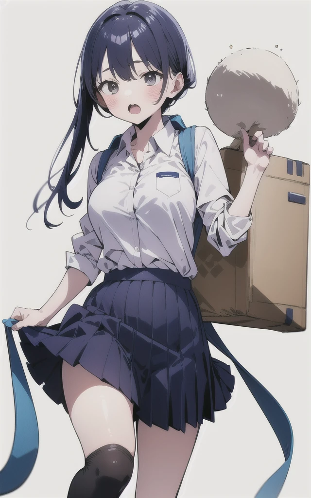 alone, One girl, View Viewer, 2D, anime, anime coloring, Upper Body, (Simple Background, White background:1.3), utaha kasumigaoka, (((Skirt flip, I can see your panties))),squat,From below,blush,Embarrassing, (( 指で膣を触ってMasturbationする)),Masturbation,orgasm,Love juice, 床にこぼれるLove juice, liquid splashing from girl, (( 指で膣を触ってMasturbationする)),Climax,Climax,Squirting,Squirting,Squirting,Squirting,Squirting,