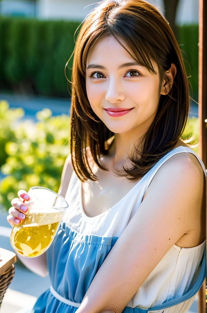 (highest quality:1.5)、(Real:1.5)、(1 person:1.5)、Medium Shot、(Very detailed)、(High resolution)、8k、Normal milk、Natural color lip、Cute smile、Japanese women、20 year old girl、Thin eyebrows、Beautiful and elegant face、Cute face、Cute eyes、Big eyes、Big Eyes、Fair skin、Beautiful and elegant face、Natural Bangs、Beautiful and thin nose、 Beautiful Skin、Medium Bob Hair、Natural Bangs、Perfect and beautiful facial features、Slim face and figure、(Bright lighting)、Professional Lighting、(Lighting from the front)、Outdoor、Beautiful cleavage、Autumn leaves landscape、1 personの少女、Cute and sexy slim 24 year old woman、Fair skin、Autumn leaves fluttering、(A dreamy look、Totally captivates you)、(Off-the-shoulder kimono)、(Normal milk)、(Calm pose)、