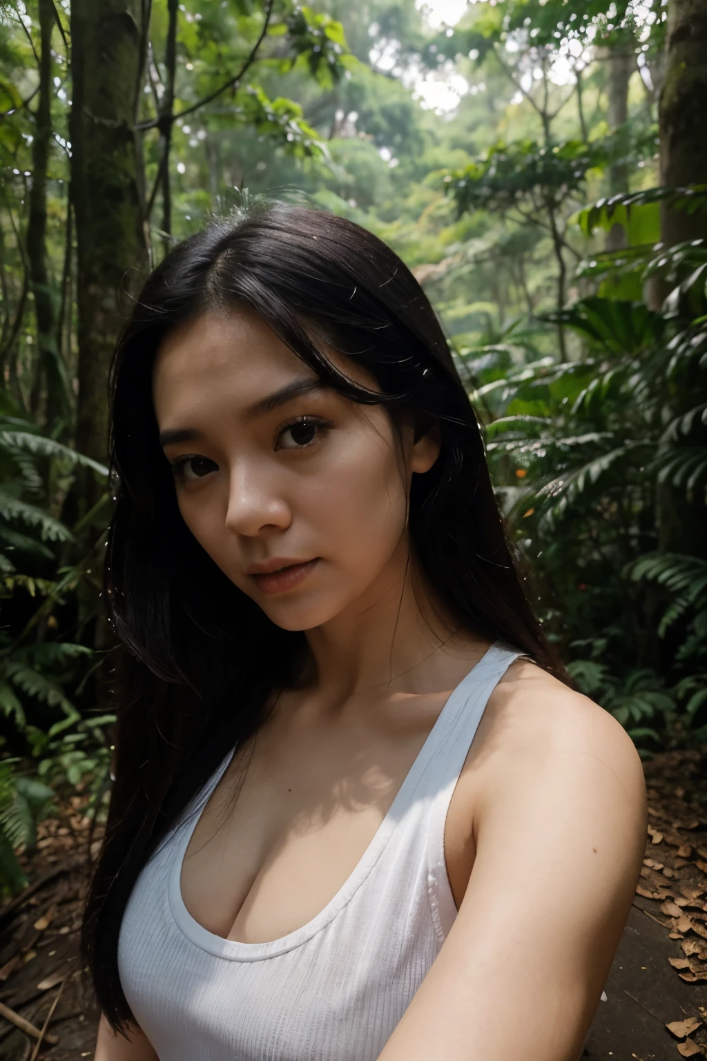 portrait MagMix Girl, look at camera, naked, jungle
sun light, analog film photo, Kodachrome, (nsfw:1.4)