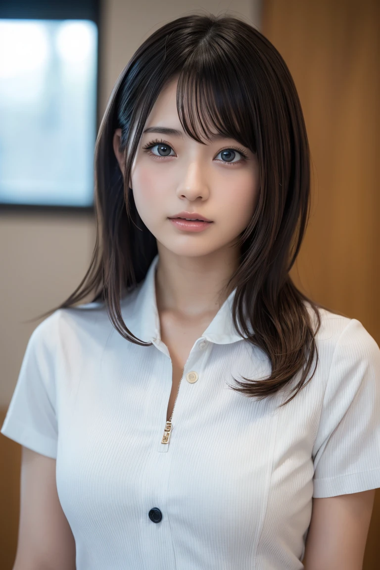 (8k, RAW Photos,Best Quality,  high res:1.1), (超Realisticな:1.4),(Realistic, Realistic:1.3),The beauty of Japan、nurse、nurseコスプレのマッサージ師、(( upper body:1.3))