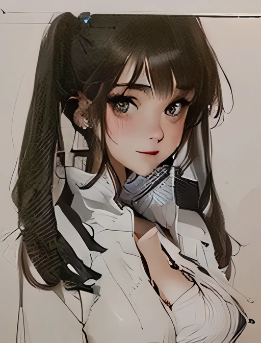 Best Quality，Well-proportioned face，Beautiful Face，2D Girl，Illustration