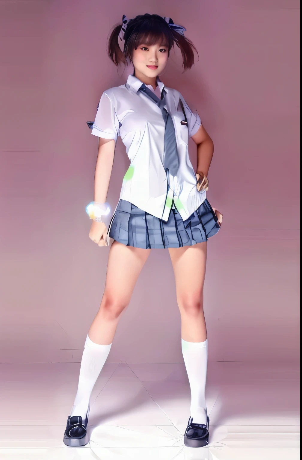(best qualtiy,8K,32K,tmasterpiece,hyper HD:1.2),Photo of beautiful lewd woman,nedium breasts,full bodyesbian,sface focus,Oversized underwear,cellular phone,simple backgound,from the above,looking at viewert,