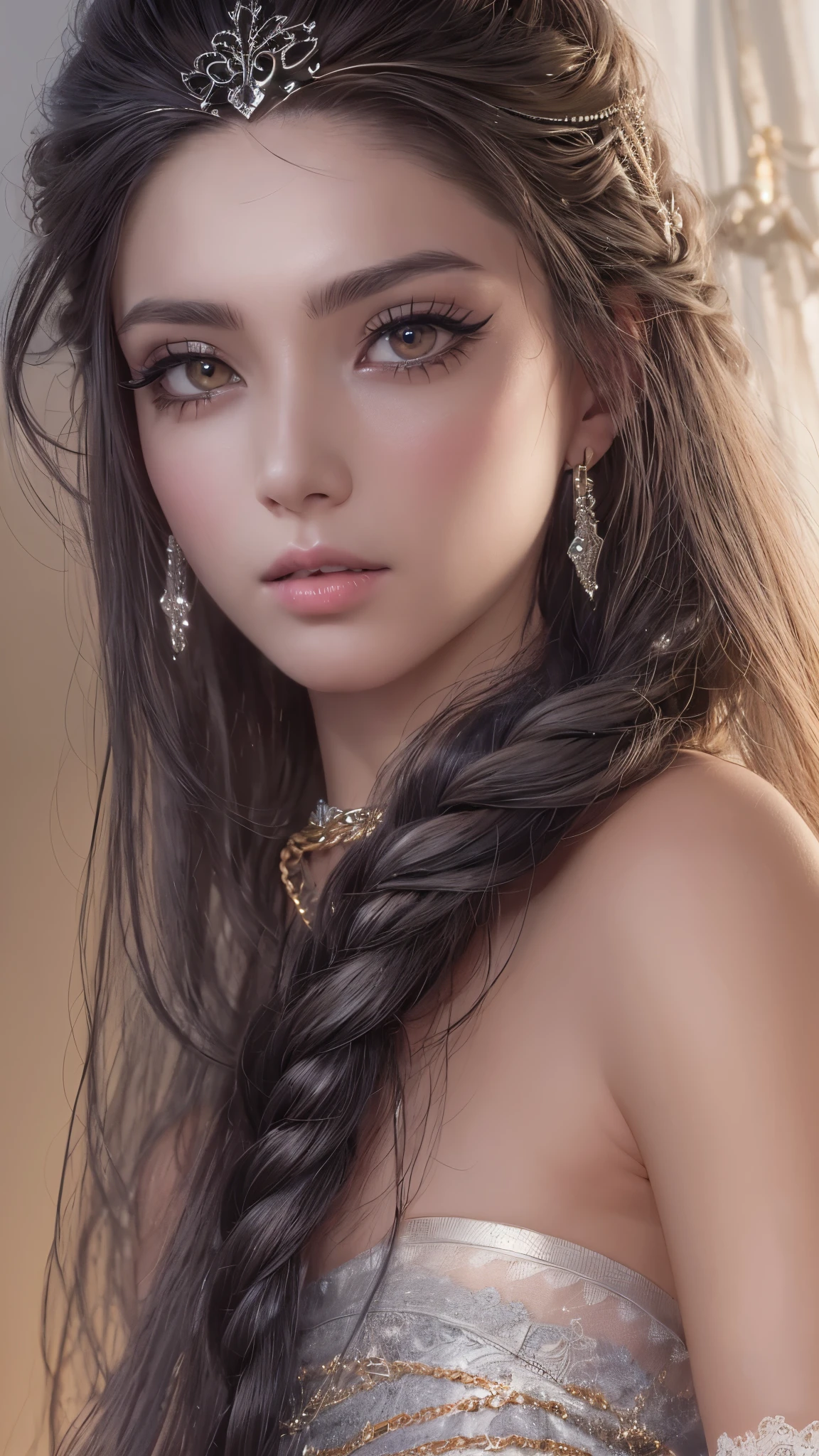 (russian girl,beautiful detailed green eyes,beautiful face , detailed face,beautiful detailed lips,modern gangster look,no makeup look,looking at camera,long hair, front view , messy hairstyle ,blur background, font view(best quality,8k,ultra-realistic:1.2), (colorful,vibrant,high contrast) lighting), naked ass, (NSFW:1.2), small nipples, small breasts, sexy look, pretty face, gorgeous girl, pubic hair, ear piercings
