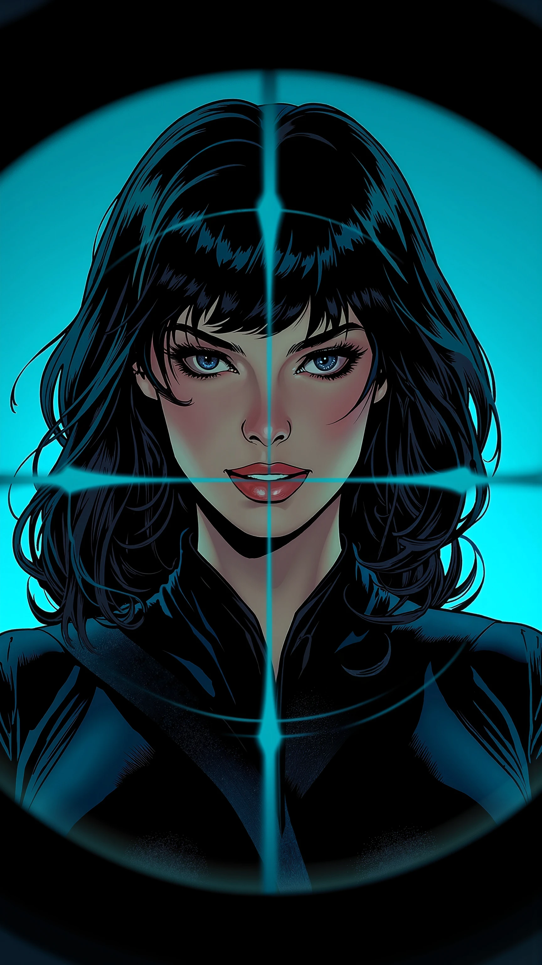 Realistic comic art, a psychic mutant, sharp detailing, masterpiece, high contrast, vibrant colors, by Phil Noto AND Yoji Shinkawa