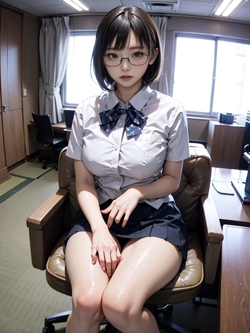 table top, highest quality, 8k, 15 year old naked girl, small breasts、((Big eyes))、(((smile))),学校のclassroom,(((view audience))),RAW photo, (((nude))), award-winning portraits,(((Nipples exposed through exposed uniform))), smile, alone, daytime, idol face, delicate girl, Upper body, Digital single-lens reflex camera, looking at the viewer, Frank, Sophisticated, thin arms, soft ray、professional lighting, chromatic aberration, (Eye and face details:1.0), ((realistic))、1 girl, ((girls school uniform)), look at the audience, young face、非常に可愛いsmile, (( open your legs、please open your legs)),show your chest、classroom、(((when you take off your uniform, My chest is exposed)))、short hair,twin tails,perfect anatomy,accurate limbs,precise fingers