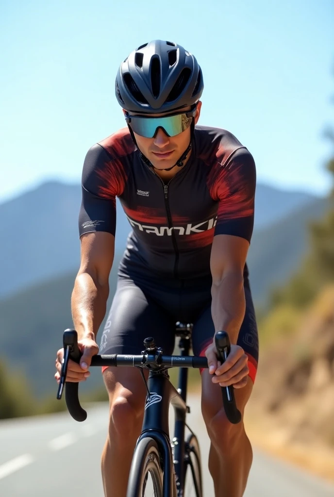 Homem Ciclista mtb