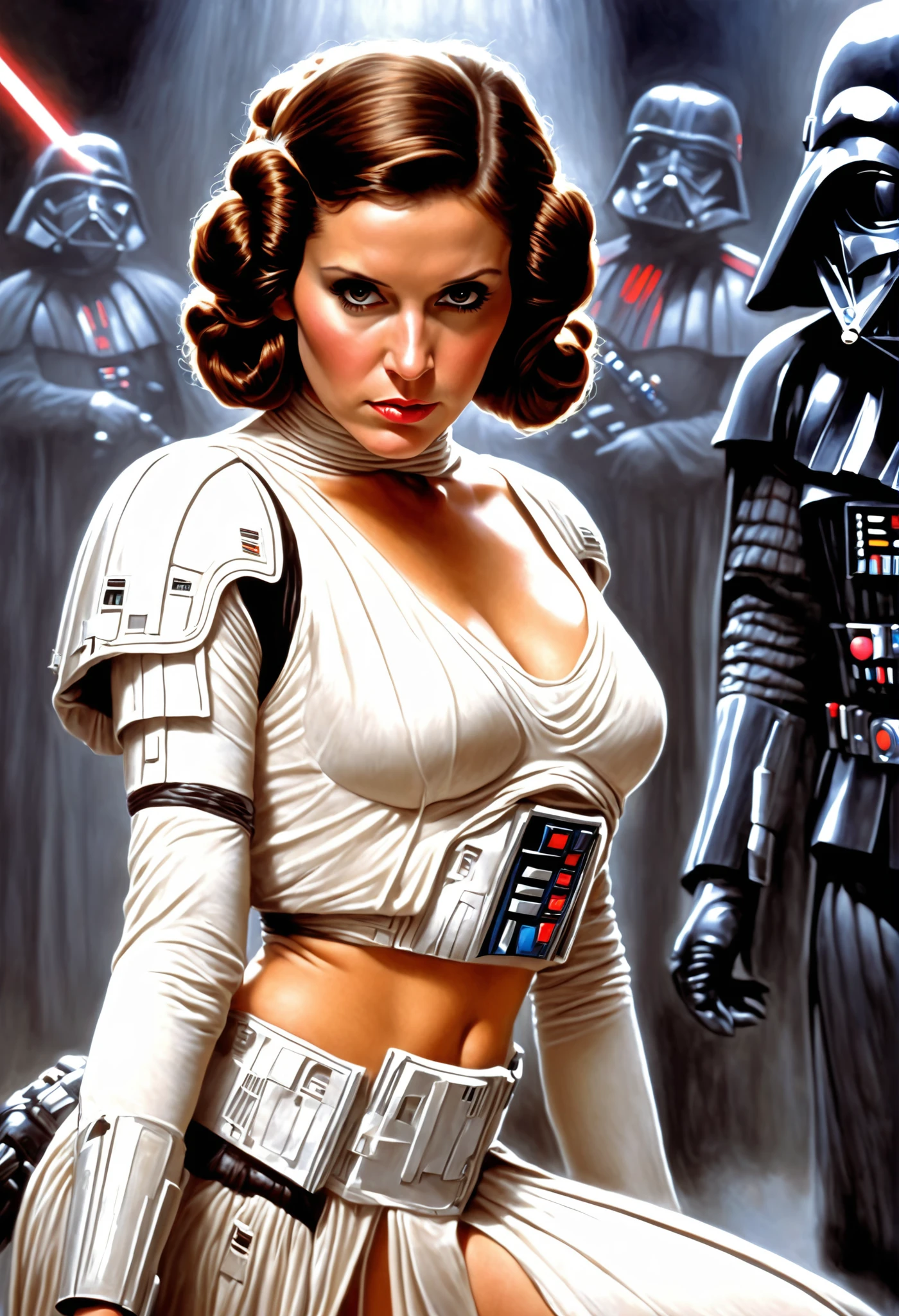 princess leia, anal rape, Dart Vader