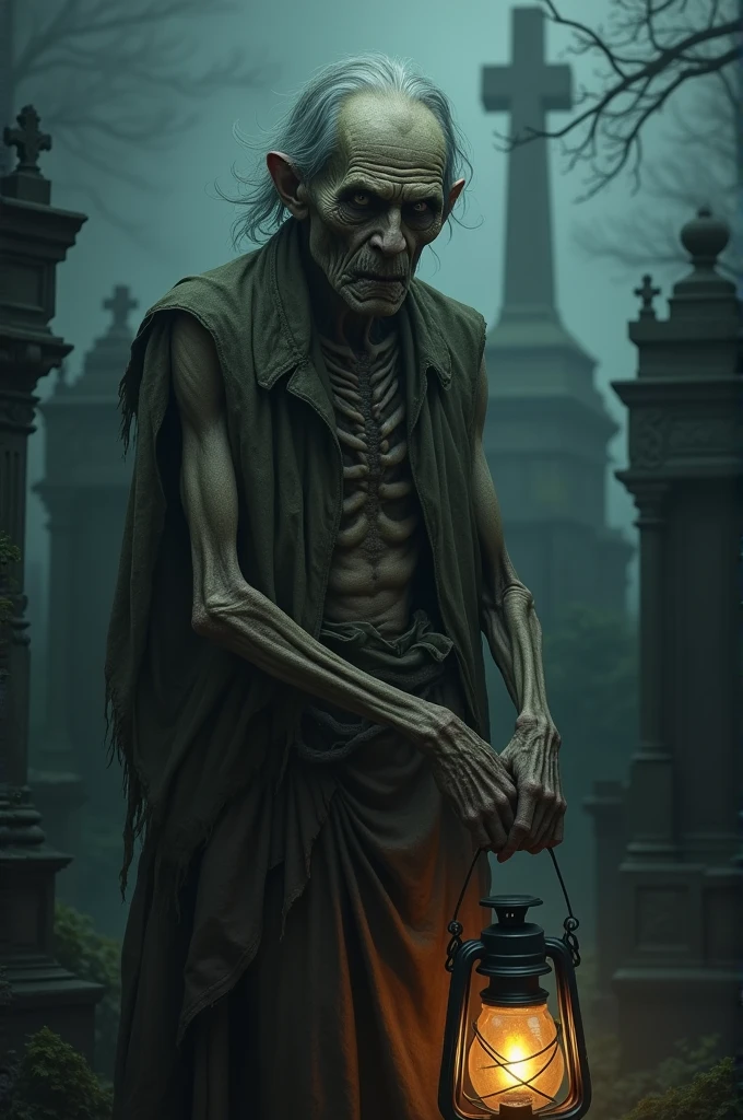 Disgusting, black, unpleasant-looking creature that produces slime secretions with pus and blood, has multiple eyes.