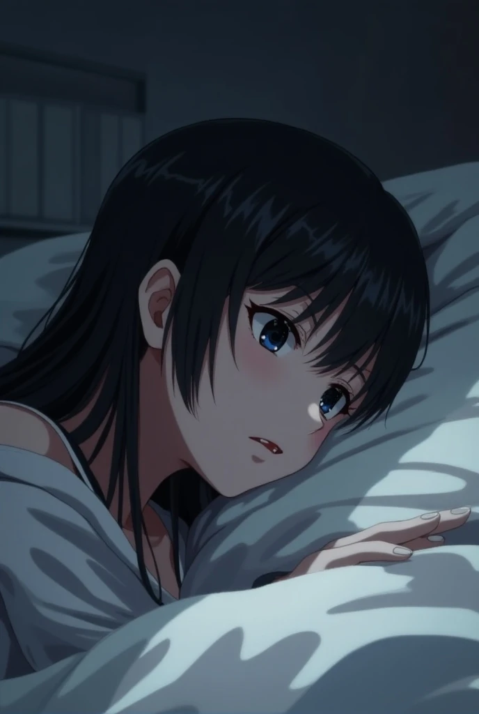 Anime Woman getting a facial, facial Cumshot