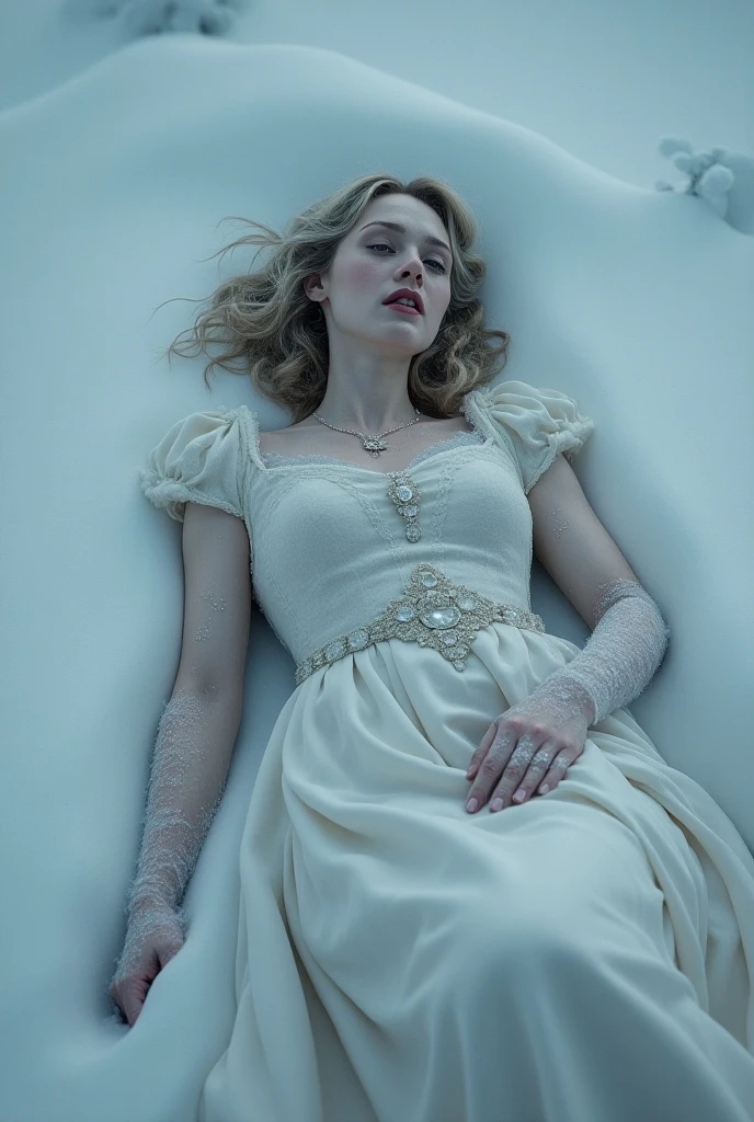 Blonde woman passed out on the grass in torn clothes, Movie screencaps, A still from a Western movie, high resolution Movie stills, 疲れたMovie stills, Movie screenshots, Movie stills, Movie stills, very realistic Movie stills, Film Shots, Lying on the grass, Movie screenshots, Movie stills, A scene from the 1973 film