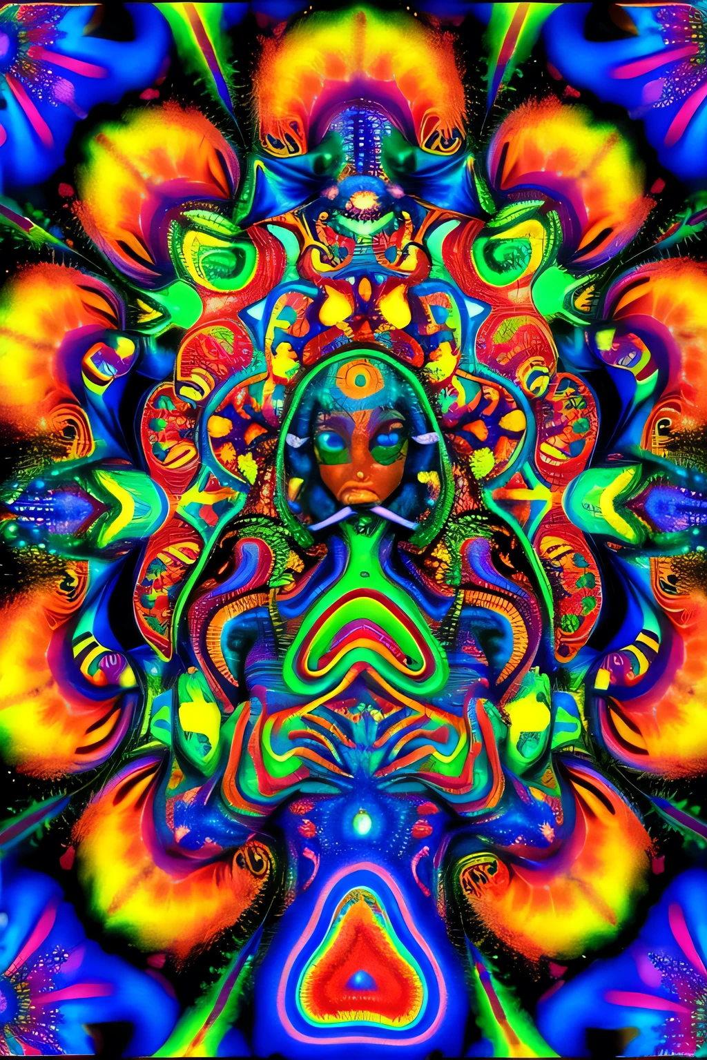 (night sky with stars and planet), (advanced civilization), beautiful womans face, (Egyptian statue), metallic, smooth, (black obsidian:1.4), electrical, glowing lights, sacred geometry, (perfect geometry:1.4), power, very colorful, psychedelic colors, (glowing egyptian hieroglyphs:1.3), (highly intricate detailed face:1.4), (photorealistic:1.3), (3d cgi rendering:0.5), (external light source:1.3), (advanced complex shading:1.3), (feline like eyes:1.2), (cat like eyes:1.2), (cat like female face:1.3), (complex sacred geometric patterns:1.3), (alex grey:1.8), (bright psychedelic colors:1.5), high energy glowing, <lora:Hipoly3DModelLora-V110:0.4>, hiqcgbody