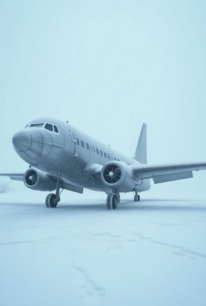 a painting of landing il_76 in snowy field <lora:il_76_2_SDXL:0.9>