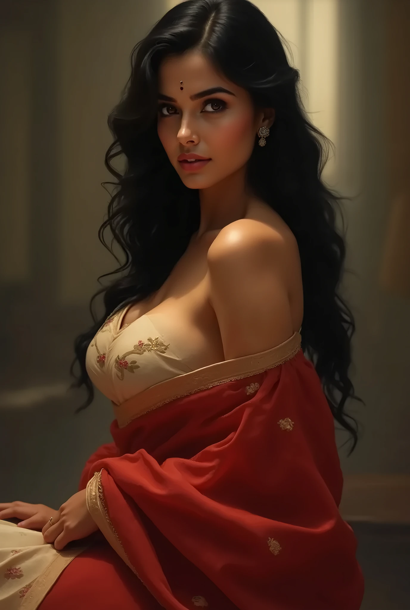 Sexy indian queen, nsfw, bare chest, Katrina kaif