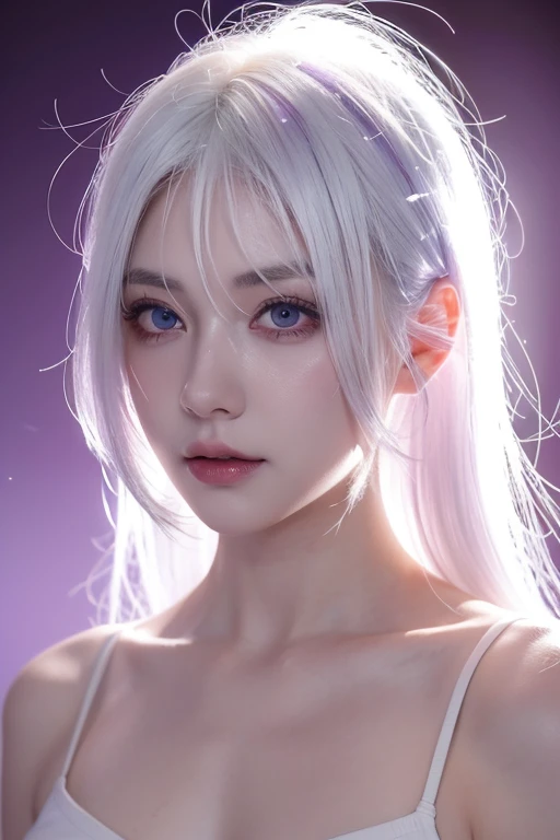 (masterpiece:1.3), (8k, photorealistic, RAW photo, best quality: 1.4), (1girl), beautiful face, (realistic face), (white hair, long hair:1.9), (huge breast), beautiful hairstyle, realistic eyes, beautiful detailed eyes, yellow eyes, (realistic skin), beautiful skin, red eyes, (sexy white dress), (white lace dress), (transparent dress), absurdres, attractive, ultra high res, ultra realistic, highly detailed, golden ratio