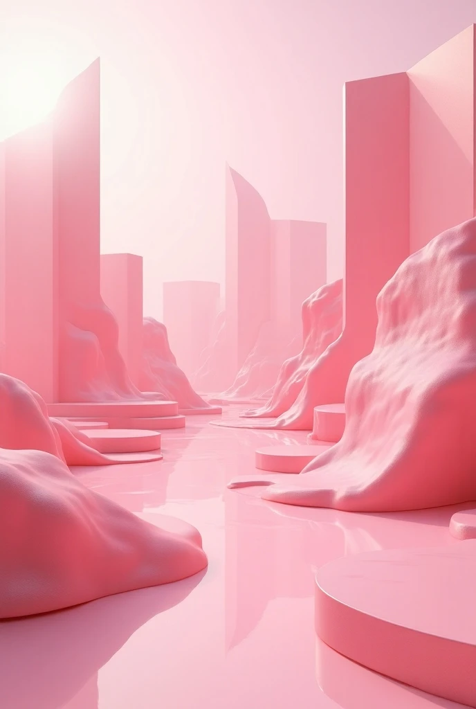 Building buildings with animated geometric shapes
