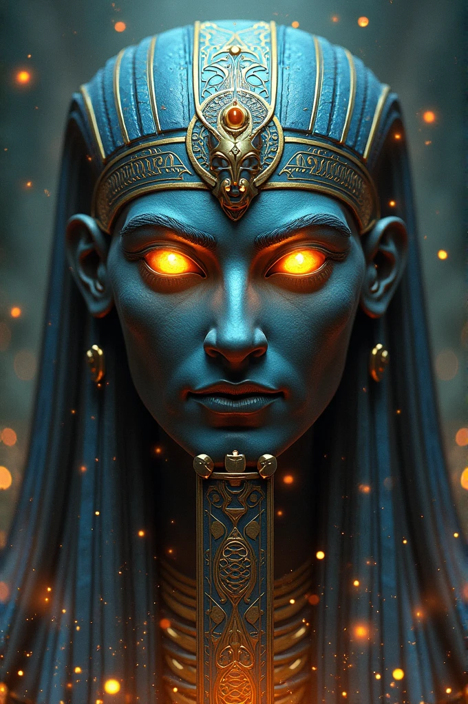 Evil mummy, supervilain, sarcophagus, Egypt, tomb, treasure, ankh, power, illustration, anime, 3d render, dark fantasy