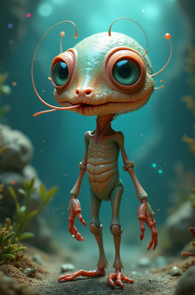 A fish with human legs