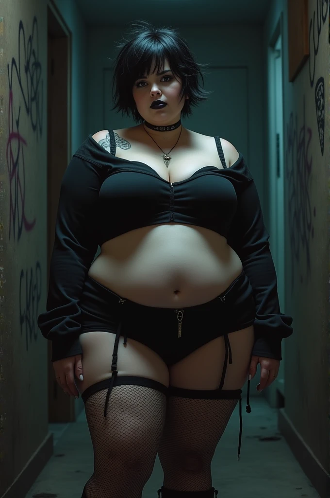 mating press,sex slave_tattoo,oily fat wrestler,(Dirty talk graffiti:1.3)、Seeding Press,(Dirty talk graffiti on body:1.3),50 years old,(masterpiece, best quality:1.2), 1girl, solo,Big Tit,Mature Woman、Big Butt,Armpit Hair、
,muscular、busty，Fishnet tights,(hentai:1.1),(love juice overflowing from the pussy:0.9)