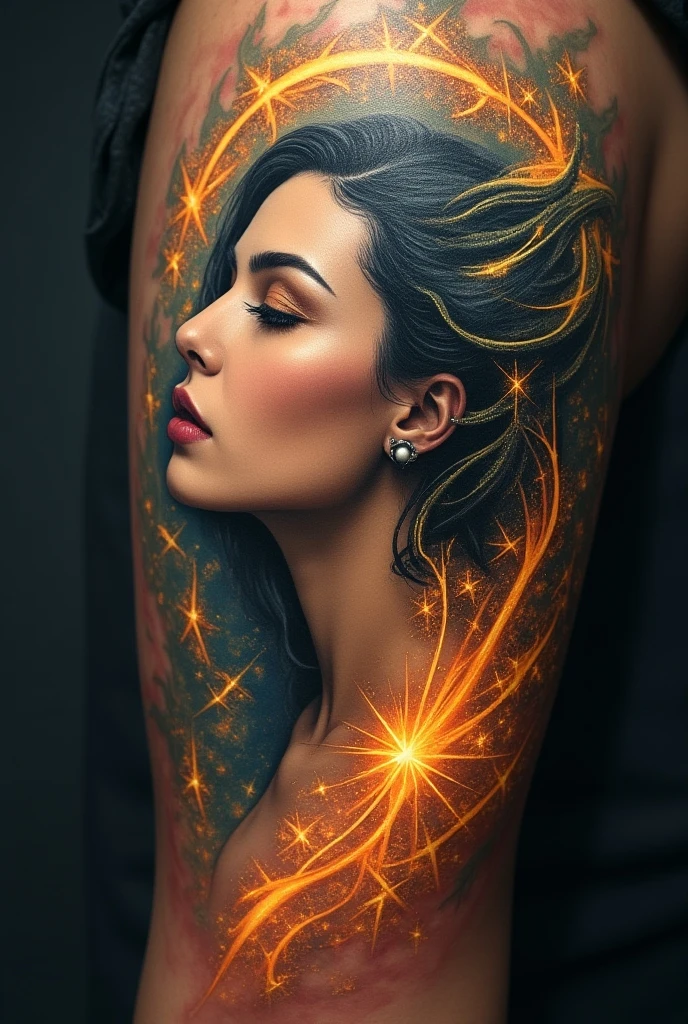  A tattoo with the theme of "The chosen one "
