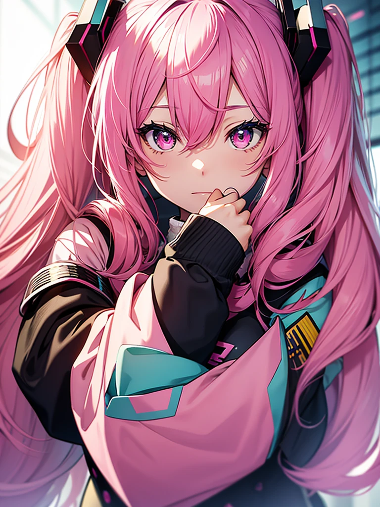 Purple hair, loli