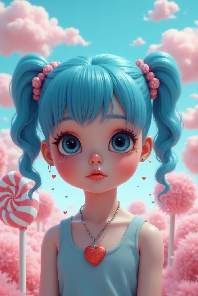 3D toy , exaggerated hair, 3d hair, good-looking eyes, big pink and green gradient eyes, pop mart, (((multiple views of the same character))), (full Buddy), chibi, fluorescent translucent, luminescence, kawaii, bauhaus, colorful, plastic, transparent, product design, luminous jelly, delicate and cute plastic mechanical parts, dazzling lights, 3d, digital art, translucent plastic bubblegum, close-up, 3d, super detailed, generate three views i.e. front view, Side and Back View, No Borders, C4D, Octane Renderer, Blender, HD, Full Body, Simple Background! ! ! --ar 16:9 --Niji 5 --Expressive style --auto --s2