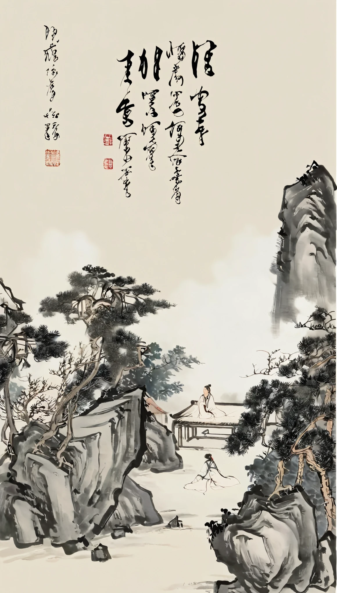  Content titles using classic themed book cover styles 《Poor family》 subtitle:《wisdom》《Strategy 》  The image contains 4 words : heaven, Earth,  Thinking and Cognition 。 font is Chinese 