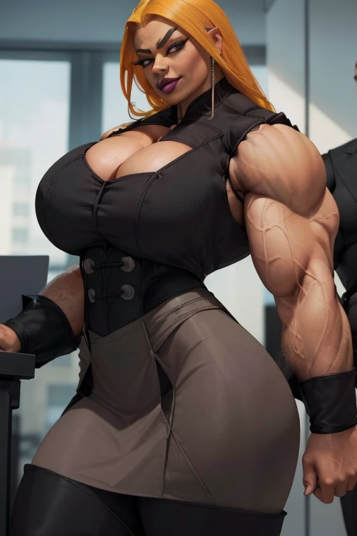 rendering by octane， （Unbeatable masterpiece， ultra realistic 8k cg， dramatics， Ray traching， hdr：1.2）， （best qualtiy）， fanciful， atmospurate， extremely detailed， intricate， Hyper-detail， 1girl, alone, solo, 4K, ((Massive Female Bodybuilder:1.6)), , , 
((Muscular Quadriceps)), , , 
1, , (NSFW:1.95), thick thighs，upper legs，Wide buttock，short detailed hair，Blonde curly hair，erected ，dress room，ssmile，Love glasses ，Leaning in ，Vaginal exposure ，cheerfulness，（Red lace three-point underwear：1.2），parted lips，exposed midriff，protruding areolas，gigantic cleavage breasts:1.9，realistic humid skin，Armpits，Large curved hips，very big tongue out，Fleshy figure，with perfect legs，Hypertrophic，protruding areolas，Hypertrophic，crouched，a dark tanned skin，Bronzed skin，detailed lips，bubble butt，Breasts are larger than the torso，Crazy swollen breasts，otherworld background，Koreainsta Goddess，Realistic fantasy rendering，Forced hair，photorealistic anime girl rendering，Faraway view，（full-body portraits：1.4），（Exaggerated body proportions），（Nine-headed body），Wear a delicate earring pendant，The chest is exposed from it，a plump buttocks，slender leg，（Wear a red transparent kimono）， camel-toe，(photorealistic face： 1.2）， （dent in the skin： 1.3）， （1 rapariga： 1.4），Bright red lip gloss，stretch open