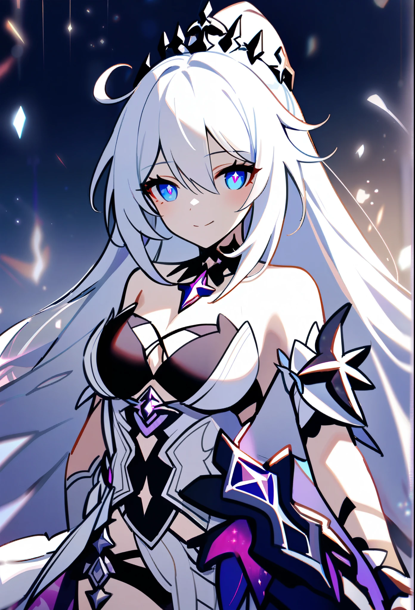 1girl, Kiana Kaslana \(Herrscher of Finality), Honkai Impact 3rd, ponytail, smile