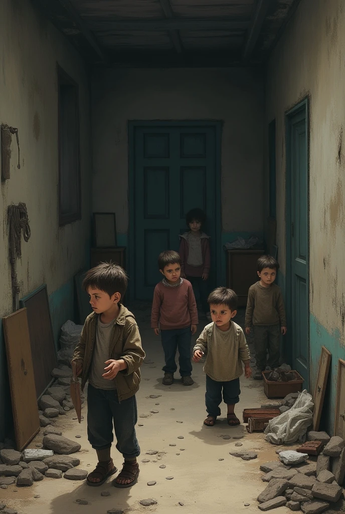 Make four young boys in jail 