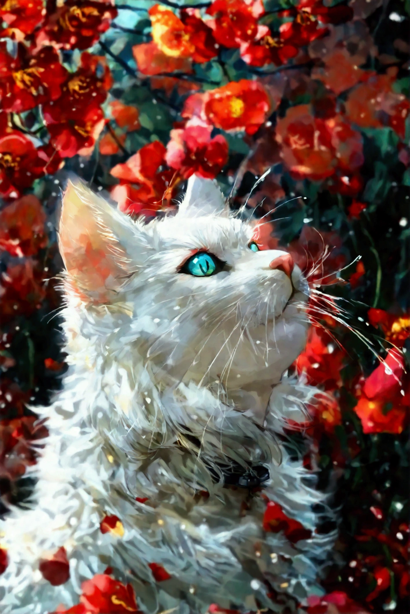 one cat