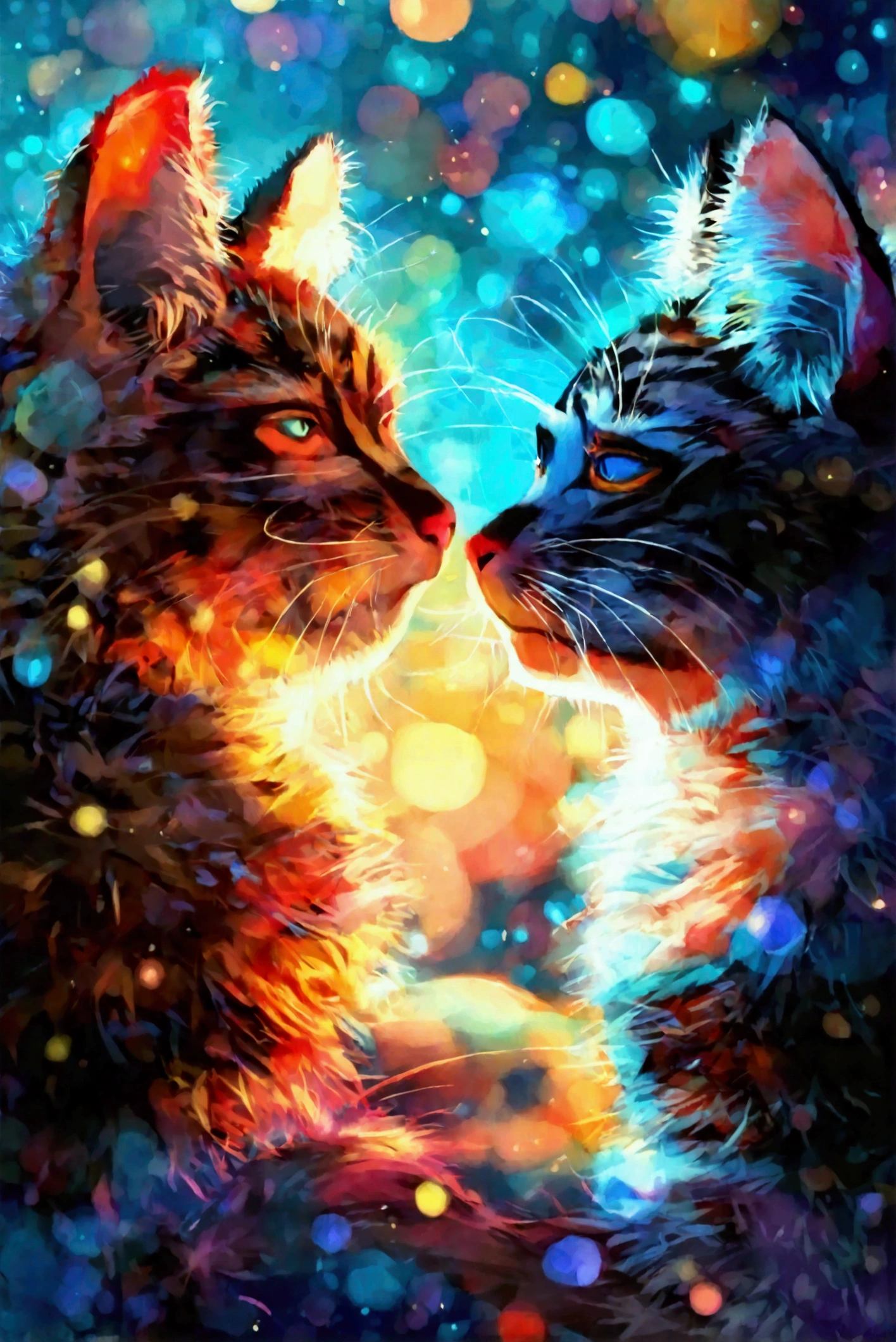 one cat