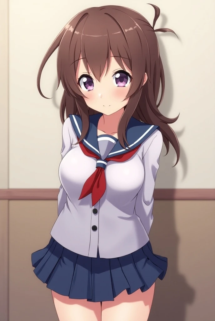 , Petite little small junior body, tiny, The upper body is not wearing anything, The upper body is not wearing anything, The upper body is not wearing anything, Small breasts, Small breasts, Small breasts, Yui Nagomi, brown hair, long hair, two side up, hair between eyes, purple eyes, pink hair ribbon, , brown jacket, brown skirt, pink bowtie, topless, topless, topless, Nipples are visible, Nipples are visible, Nipples are visible, Large nipples, garden, The upper body is not wearing anything, The upper body is not wearing anything, The upper body is not wearing anything, Small breasts, Small breasts, Small breasts, little small junior body, tiny, high quality, high detail, beautiful, 8K, Detailed face, Detailed nipples,