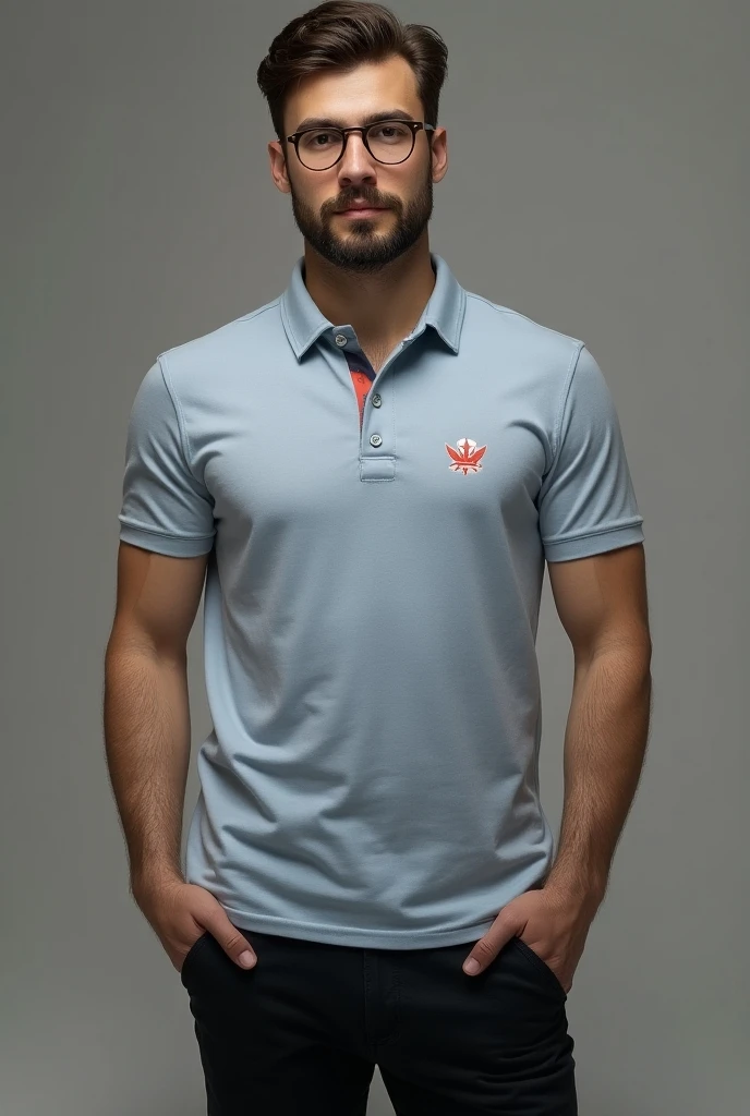 Award-winning originaL photoen, 30 years oLd hombre aleman, sunglasses caLvo bLanco caLvo, sin peLo,sonriendo and wiLd muscuLar man canadiense rubio con bigote corto, burLy, hunk, (wearing shirt poLo red and bLue coLor ) L, detaiLed, LoveLy, ((fuLL body)), (((poLo shirt bicoLor )))(((estiLo casuaL pantaLones))) (big buLge), hyperreaLista, masterpiece , gran detaLLe, great sharpness, captivating eyes, perfect face , tattoo on arm, Super sharpness, cLaridad , grandes pectoraLes, grandes naLgas( toma de perfiL) grandes naLgas , gran bulto