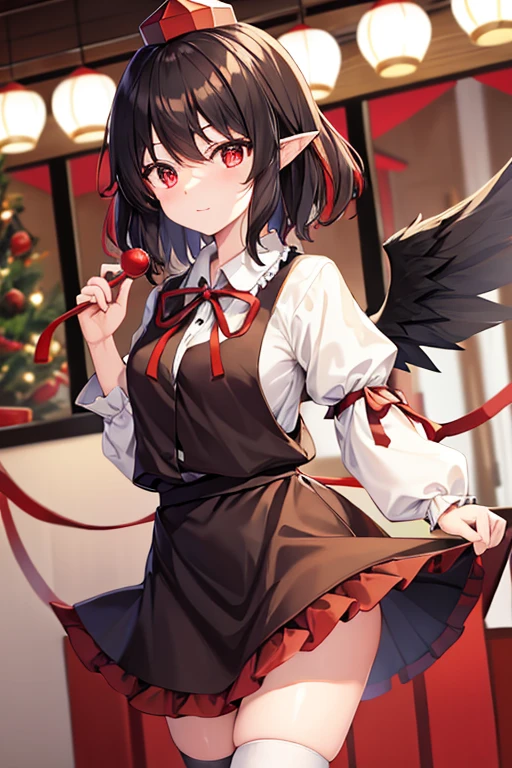 (Incredibly ridiculous absolute resolution:1.5)、top-quality、masuter piece、超A high resolution、(be frightened:1.8)、(((Teary-eyed:1.5))、(((Cute cherry pink underwear with ruffles and decorative lip skirt))、((Sit and spread your legs wide、Angle from which you can see the whole body)) 、((small curvy loli))、Shoujo Mangacore、(((Complex hairstyle)))、(((short braiding)))、魅惑的:1.5、SFW:1.5