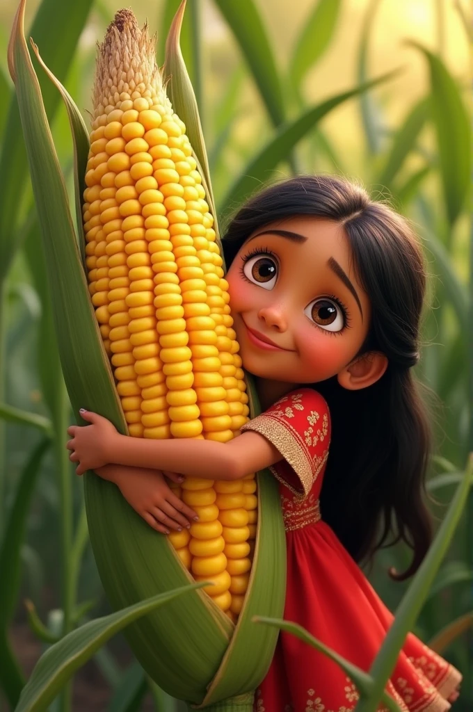 Male, boy, Peru flag, background, protecting the corn, corn bodies with eyes and smile, Peru flag,