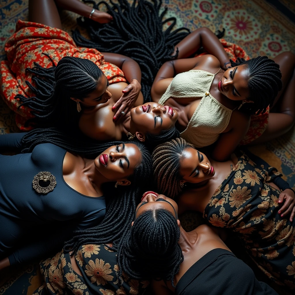 (photorealism:1.2),3 beautiful women wearing niqab, footjob, ebony somali and arab, big ass, bare feet, licking eachothers feet, sucking toes, foot fetish, porn, looking into camera, sexy feet, toes, feet licking, sexy eyes, ebony skin, arab skin, somali, 1 beautiful woman with niqab giving blowjob, full body shot