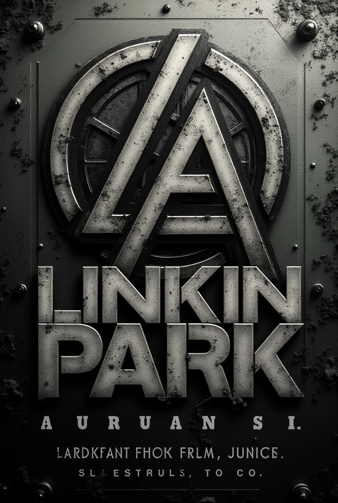Make a Linkin Park style birthday invitation 