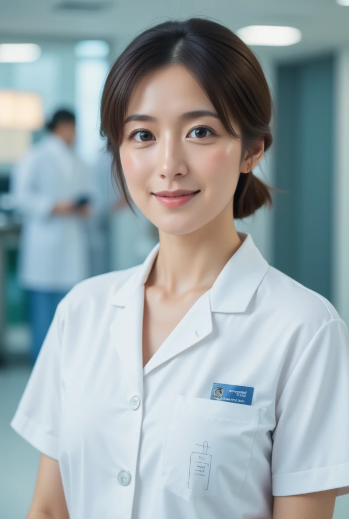 Nurse in uniform