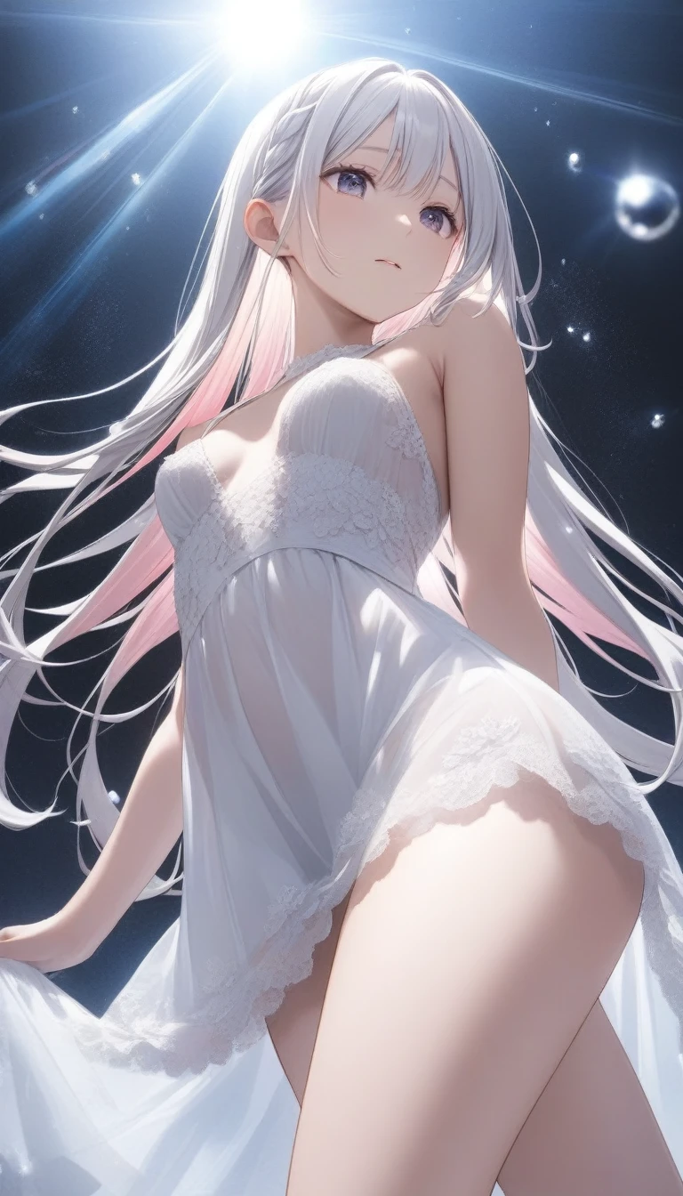 Emilia, Emilia_\(re:zero\), pequeno, cara bonita, sentada lingerie, pernas abertas, beautiful face, lingerie, sexy, kawaii menina, magro, seios medios salientes, Feliz, lingerie detalhada, Transparente lingerie, peitos expostos, sexy, fechar para cima, Loving you, 
(master part, best quality:1.2)