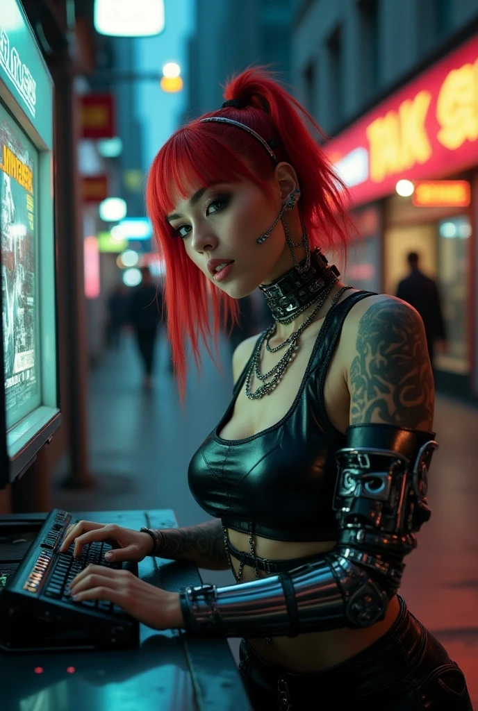 (very close shot, zoomed in face portrait:1.3) (Cyberpunk style:1.5) photo of a pondering, (closed mouth:1.5) hopeful sensual weightlifter 19 year old (Montreal:1.3) (punkwith tattoos:1.3) woman with medium brown hair, light blue eyes, (giant breasts:1.3), big ass, (makeup, eyeliner, eyeshadow, lipstick:0.9), (pores:0.3), (goosebumps:0.5), (film grain:0.7).
She is wearing a Cyberpunk (scarlet satin sweater and jeans, boots:1.1).
She is sensually crouching facing down, in a dark dystopian Cyberpunk terrace with couch and counter, temple visible through window, neon lights in the background. midnight, cloudy.
detailed skin texture, detailed cloth texture, detailed face, (intricate sharp details:1.5), ultra high res